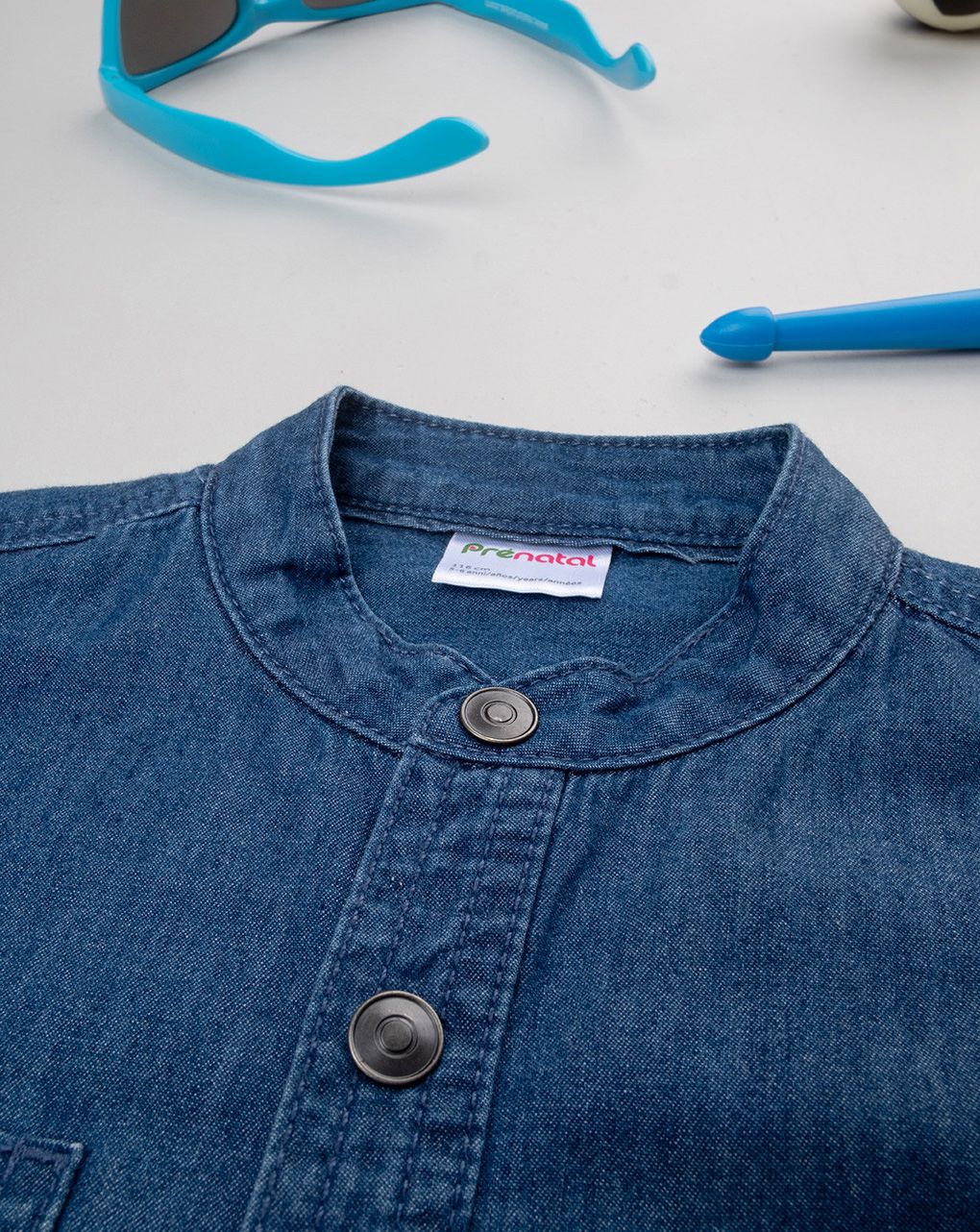 Camicia bimbo blu denim