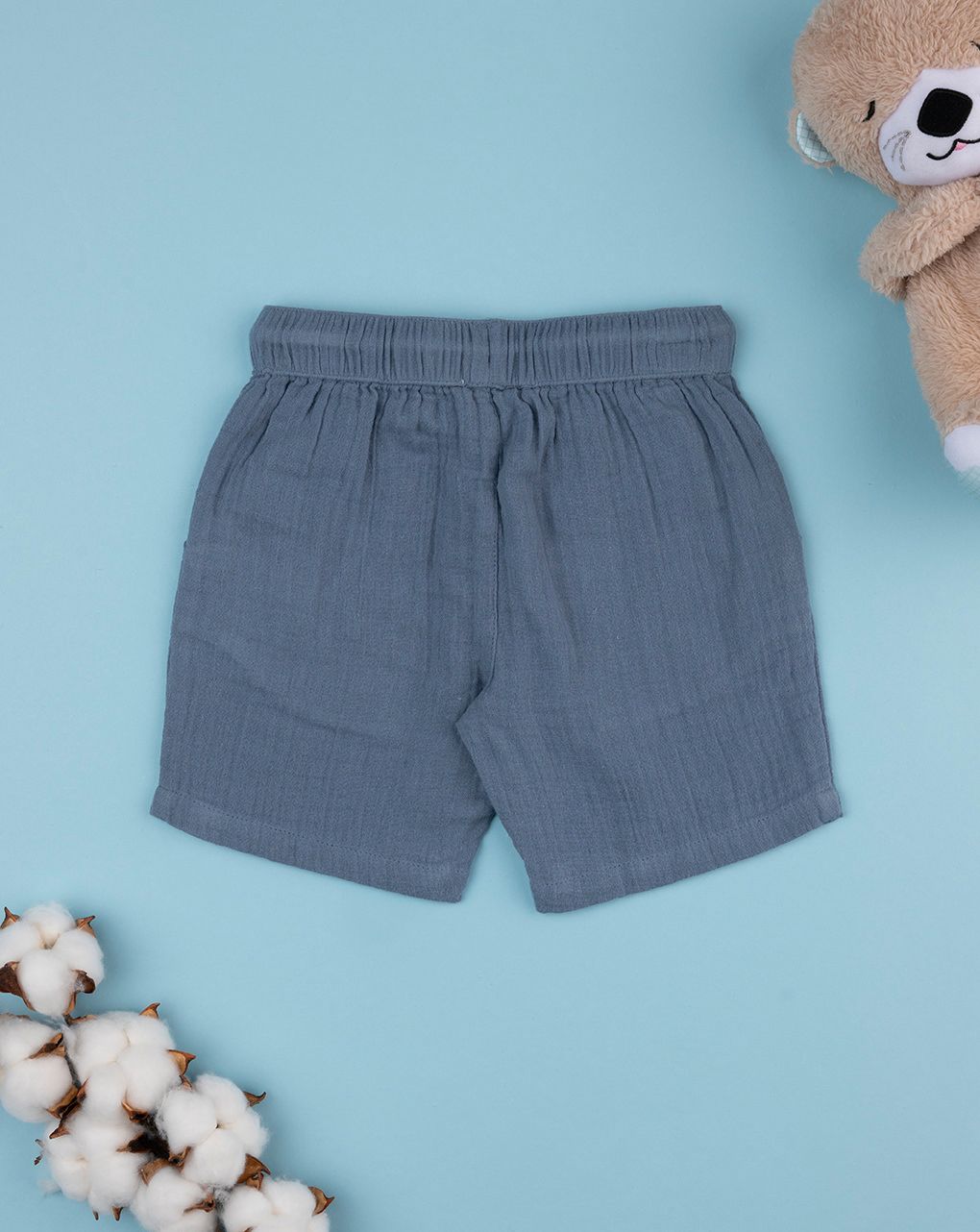 Shorts bimbo blu "happiness mood"