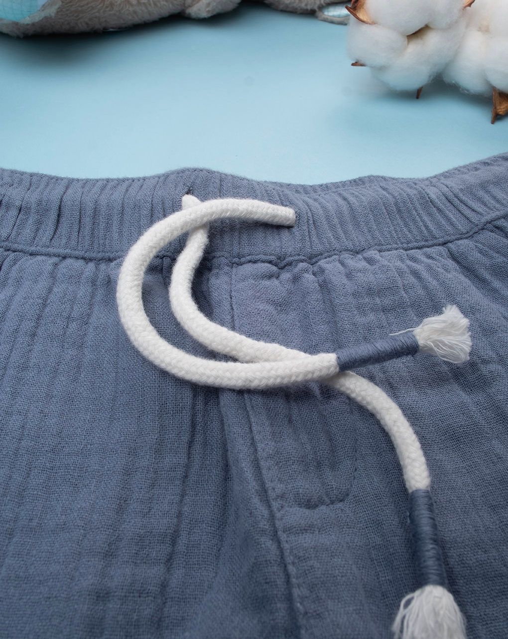 Shorts bimbo blu "happiness mood"