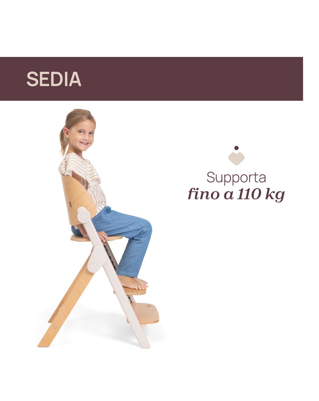 Sedia evolutiva meraviglia fossil - chicco
