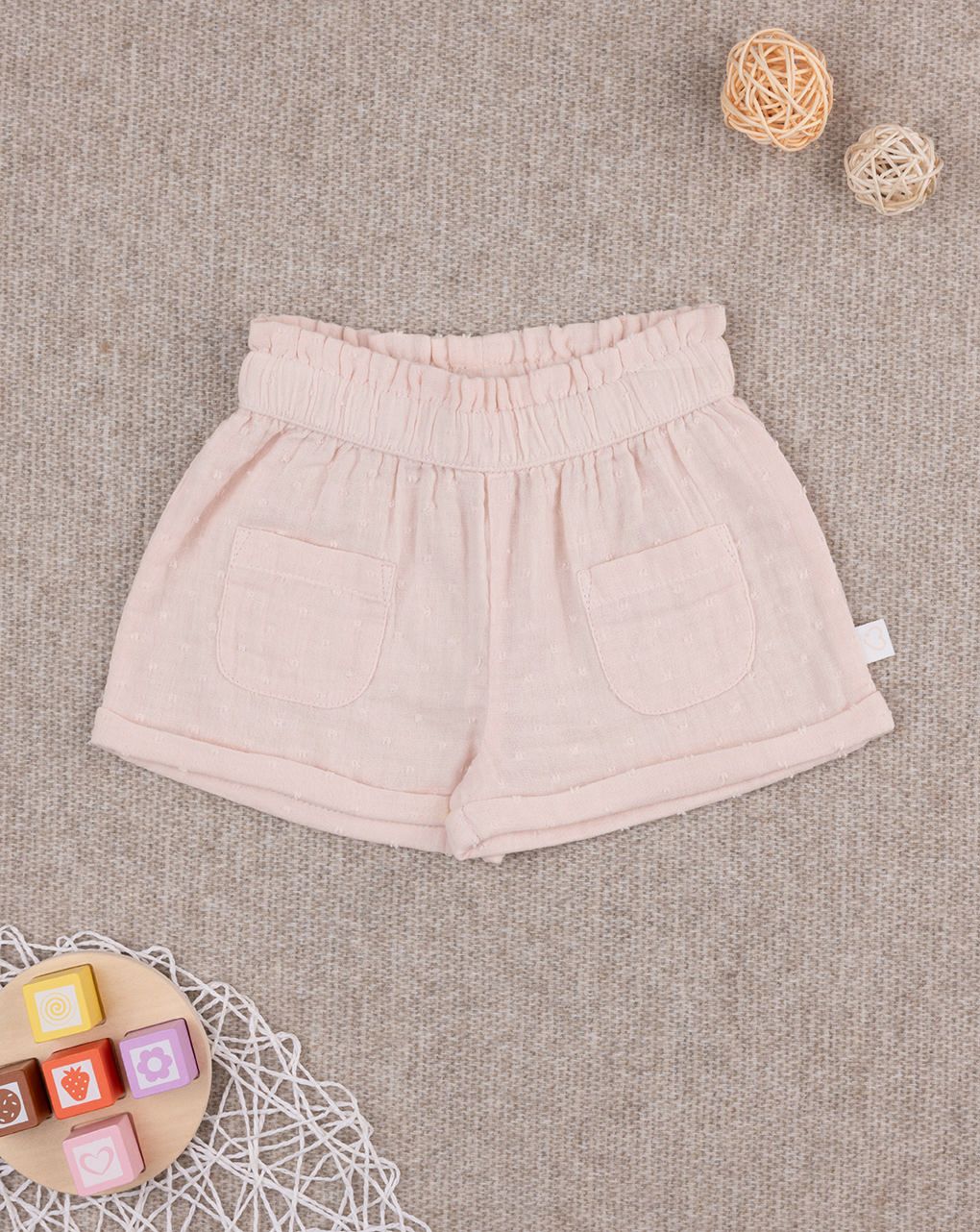 Shorts bimba rosa