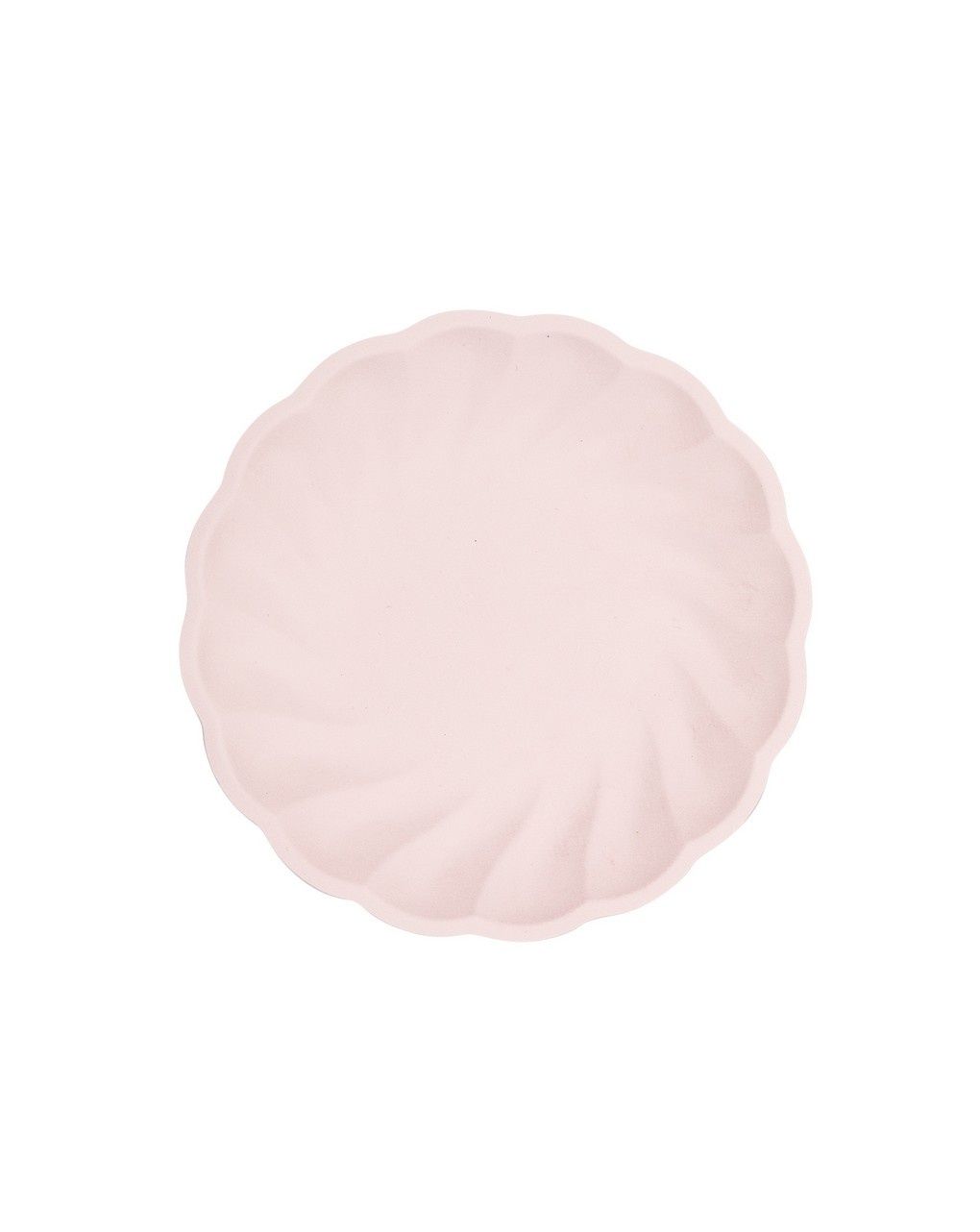 Piatto rotondo vert 19 cm - 6 pezzi -  rosa