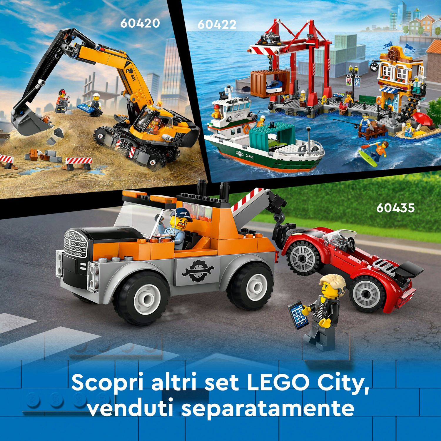 Autogrù e officina auto sportive – 60435 – lego city