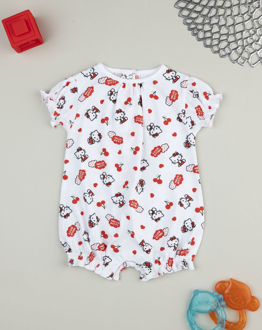 Pagliaccetto bianco bimba hello kitty