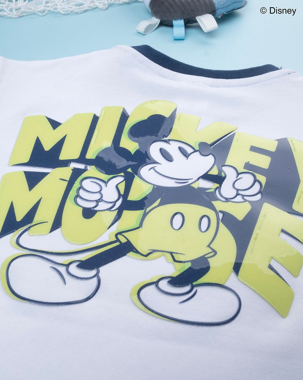 Completo bimbo mickey mouse bianco/blu