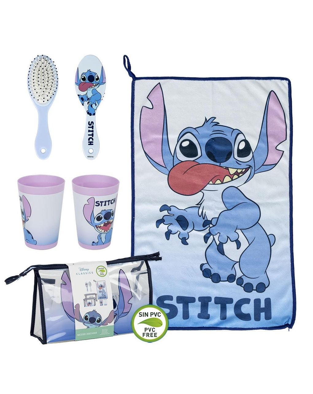 Borsa da viaggio con accessori stitch