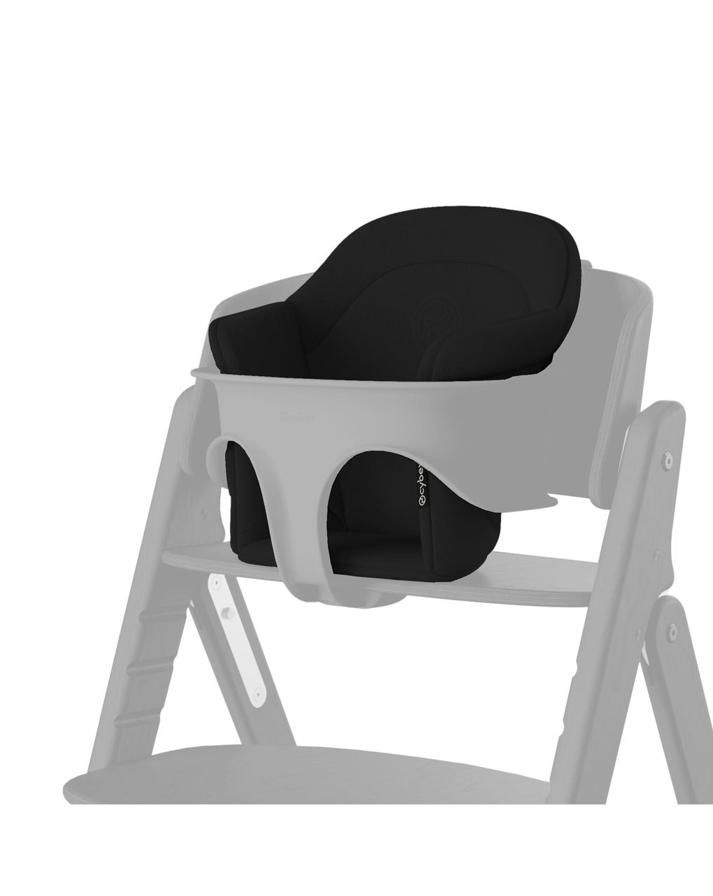 Cuscino click & fold iris inserto comfort inlay stunning black - cybex