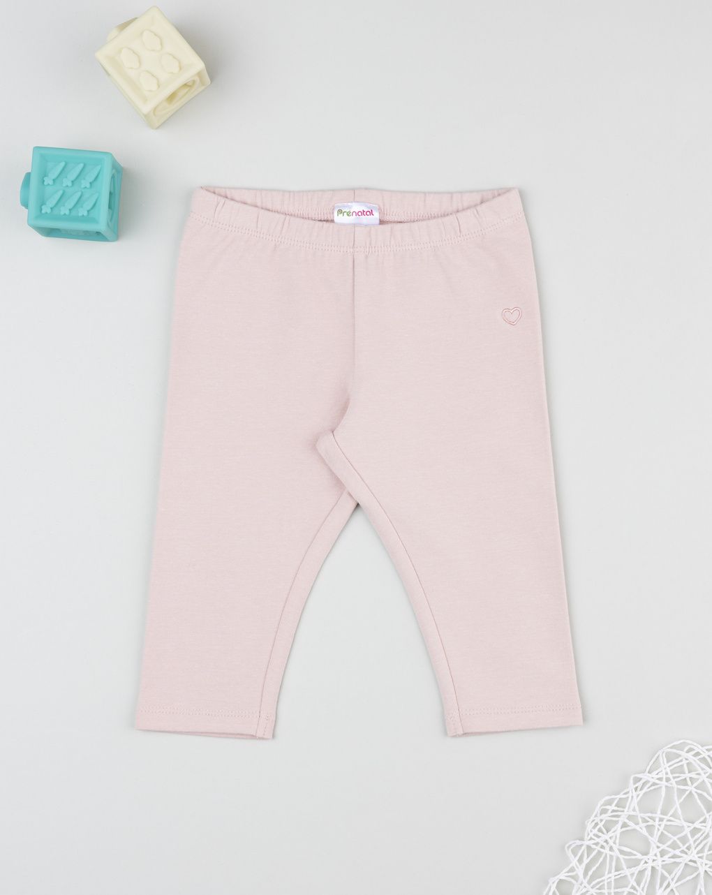 Legging garzati bimba rosa