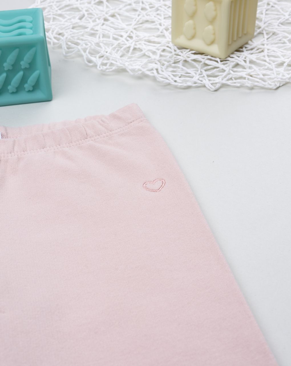 Legging garzati bimba rosa
