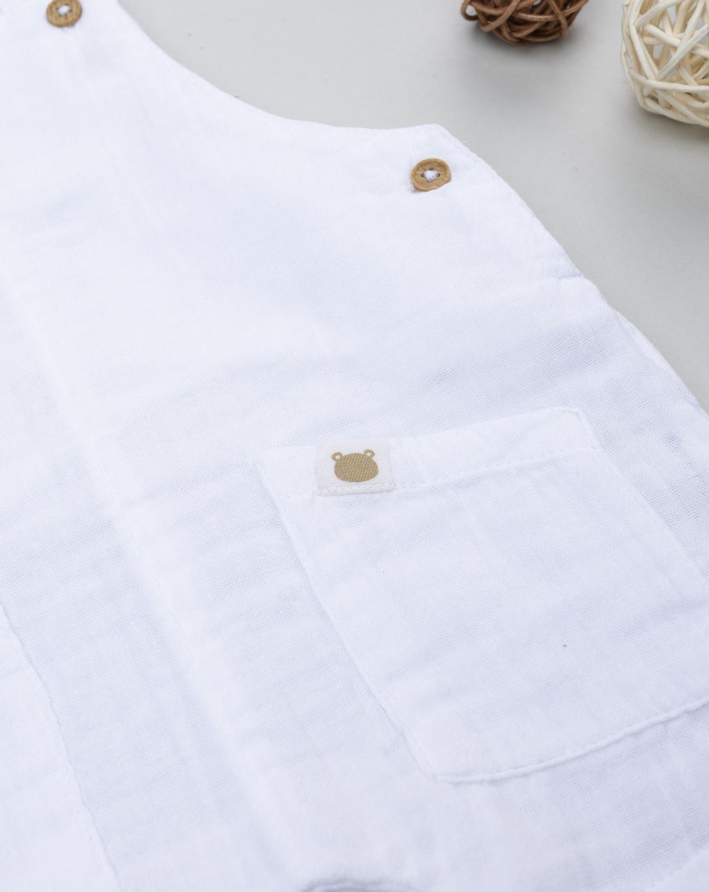 Barboteuse bianca bimbo