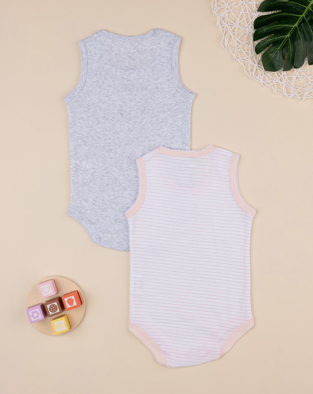 Pack x2 body spalla larga bimba