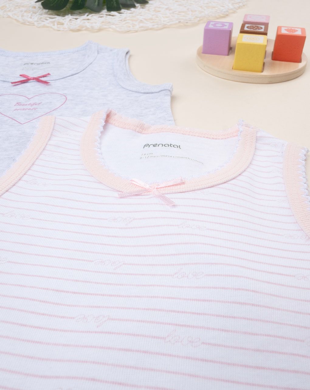 Pack x2 body spalla larga bimba