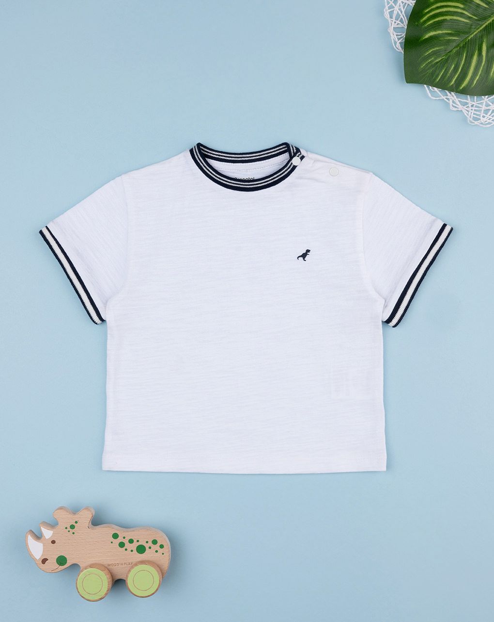 T-shirt bimbo bianca