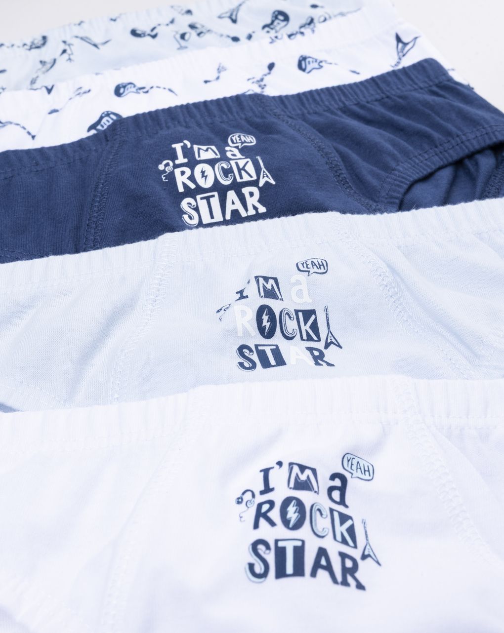 Pack 5 slip bambino rock