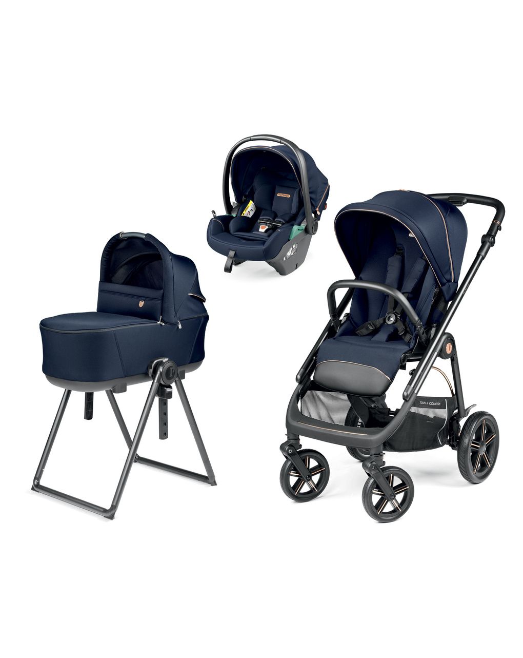 Trio veloce tc flex lounge - blue shine - peg perego