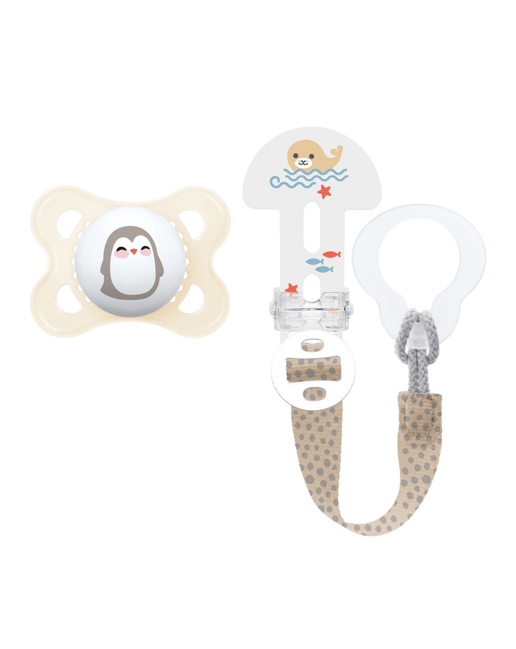 Combi pack succhietto original 2-6 mesi + clip it! colori assortiti - mam