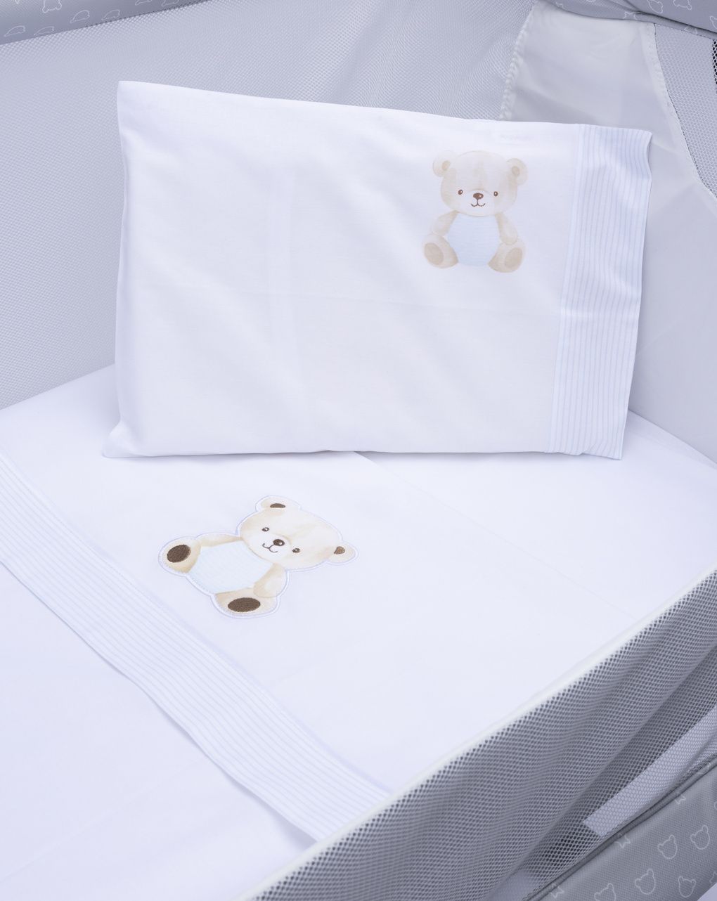 Set 3 pezzi culla orsetto