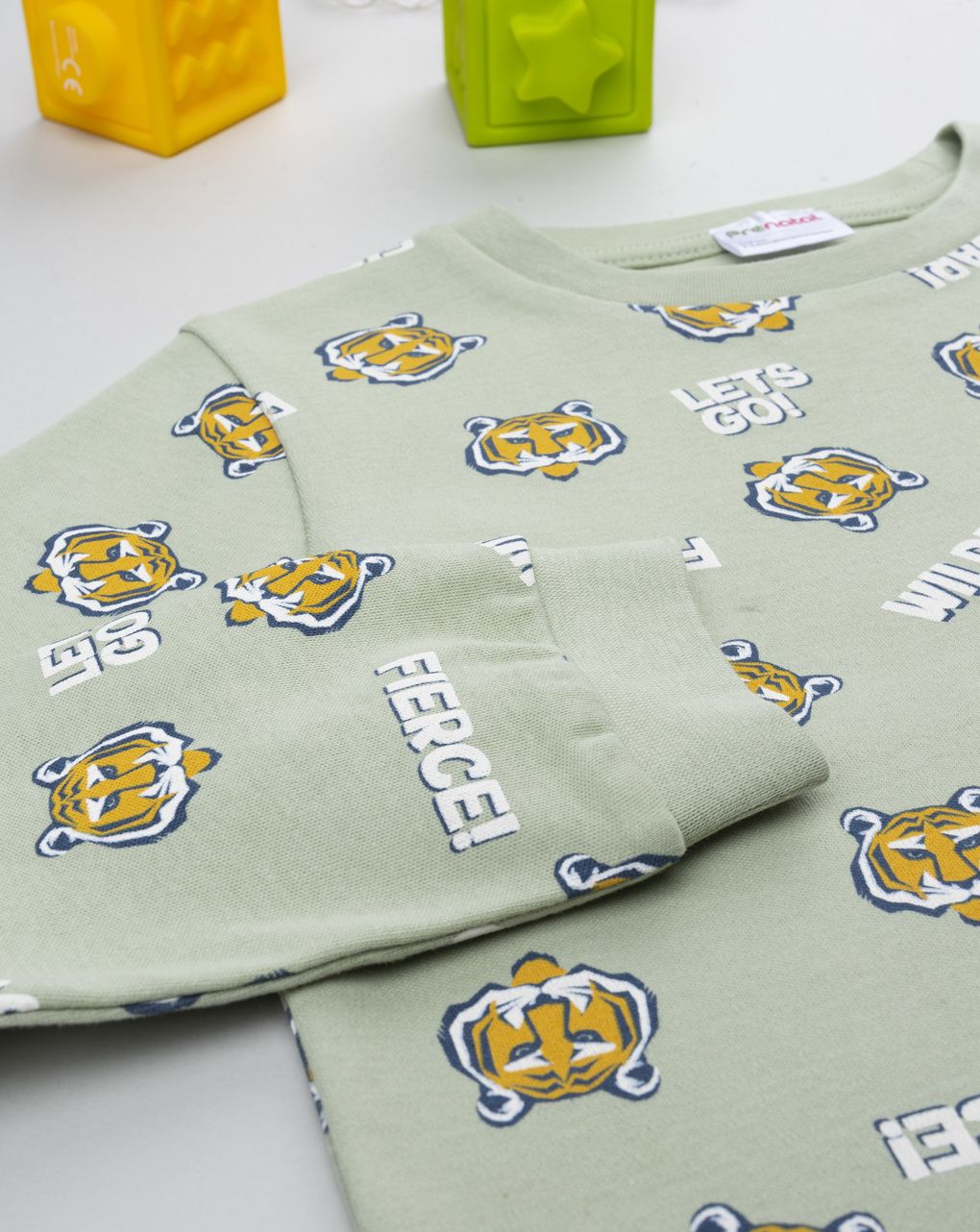 Pigiama bimbo verde tigre