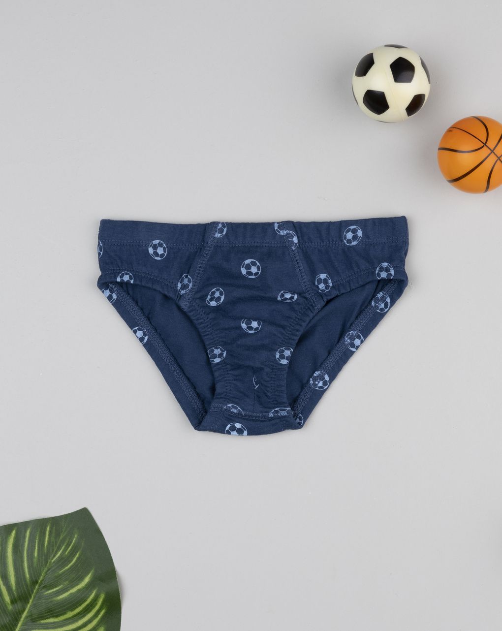 Slip bimbo blu calcio