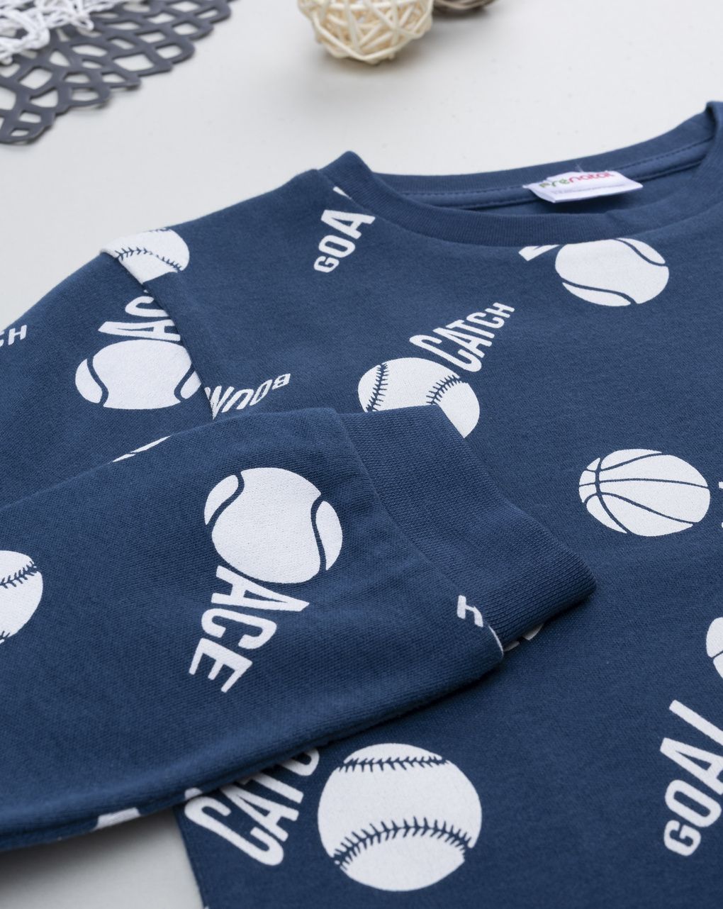 Pigiama bimbo blu sport