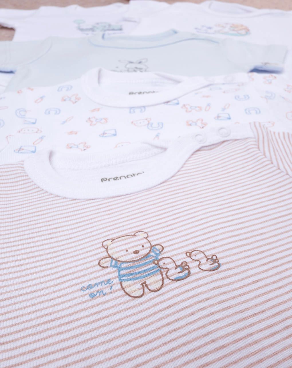 Pack x5 body intimi manica corta bimbo