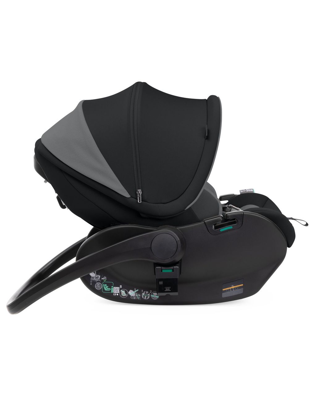 Seggiolino auto first seat recline black satin 40-87cm - chicco