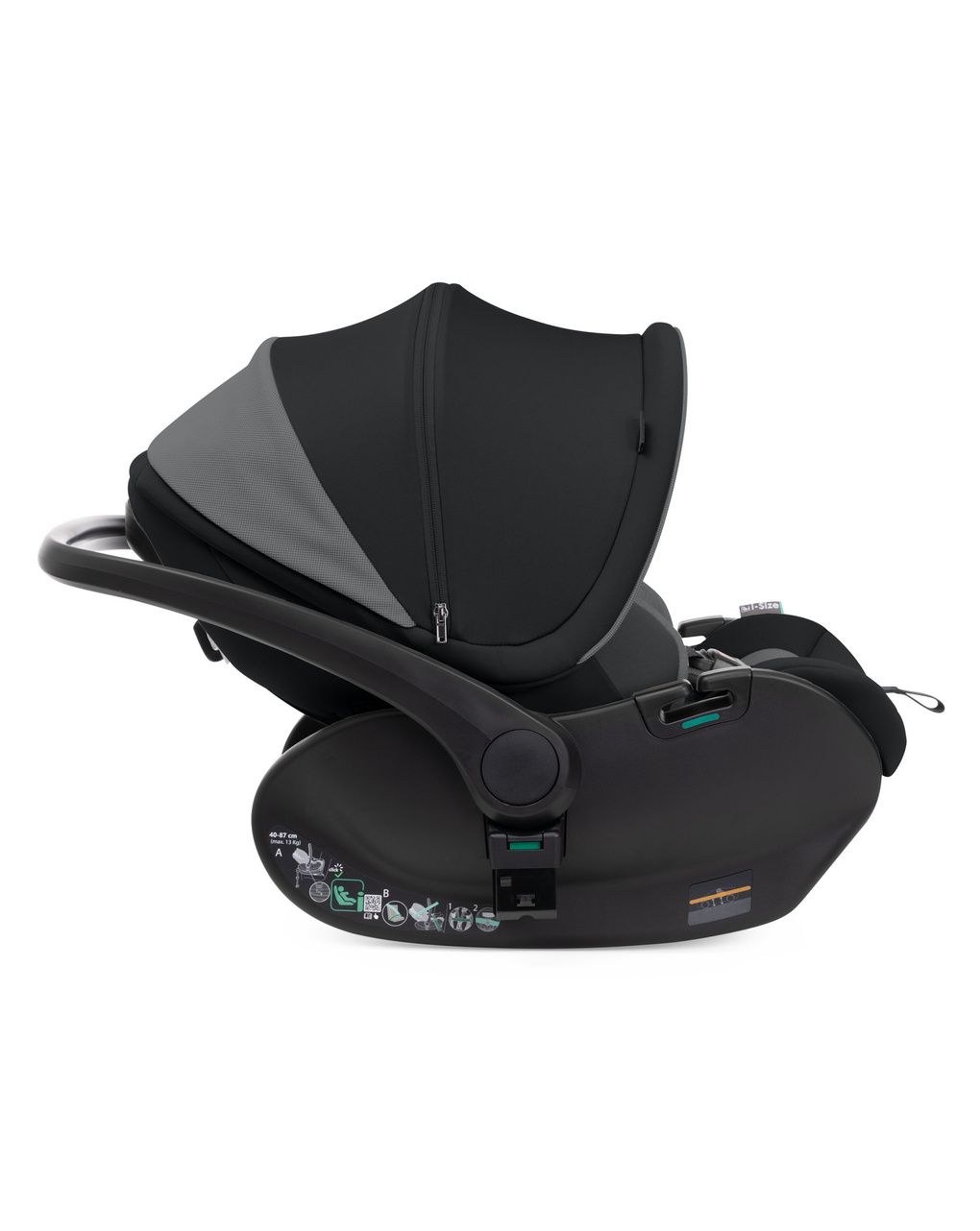 Seggiolino auto first seat recline black satin 40-87cm - chicco