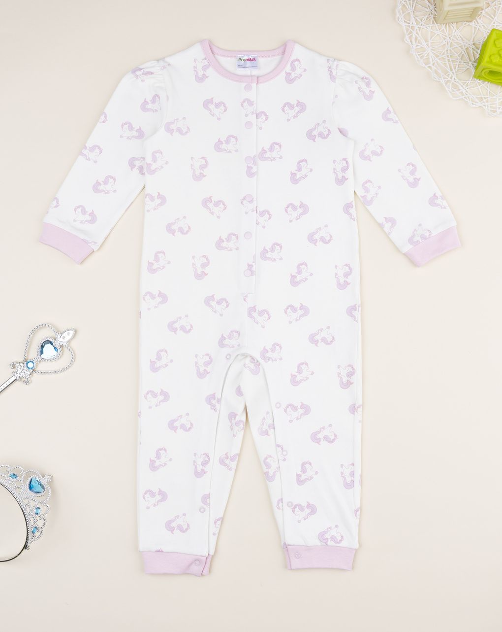 Pigiamone bimba unicorni
