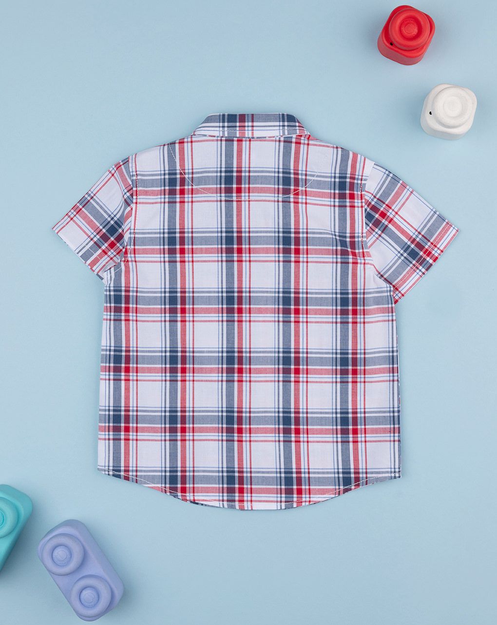 Camicia scozzese bimbo