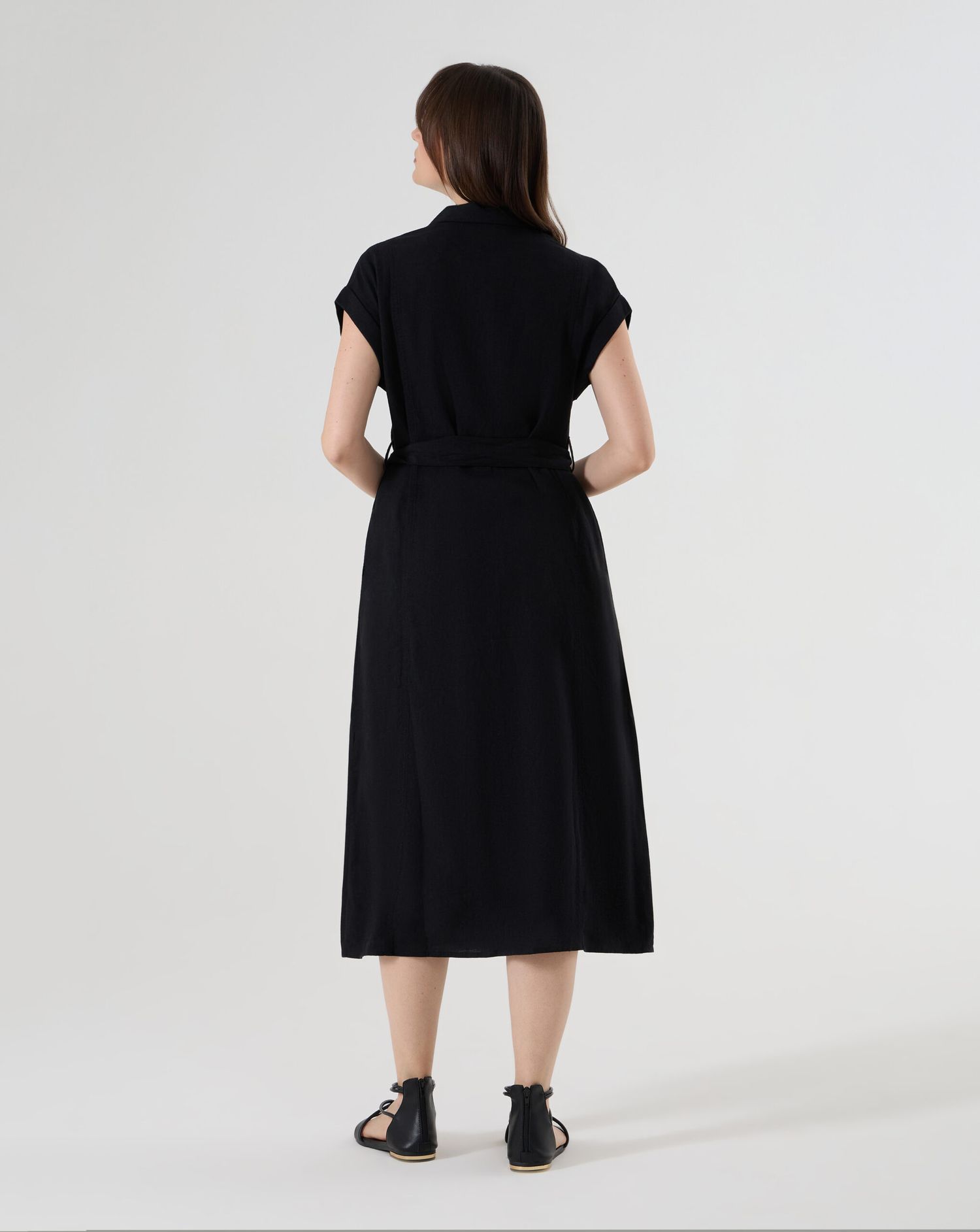 Abito chemisier premaman nero