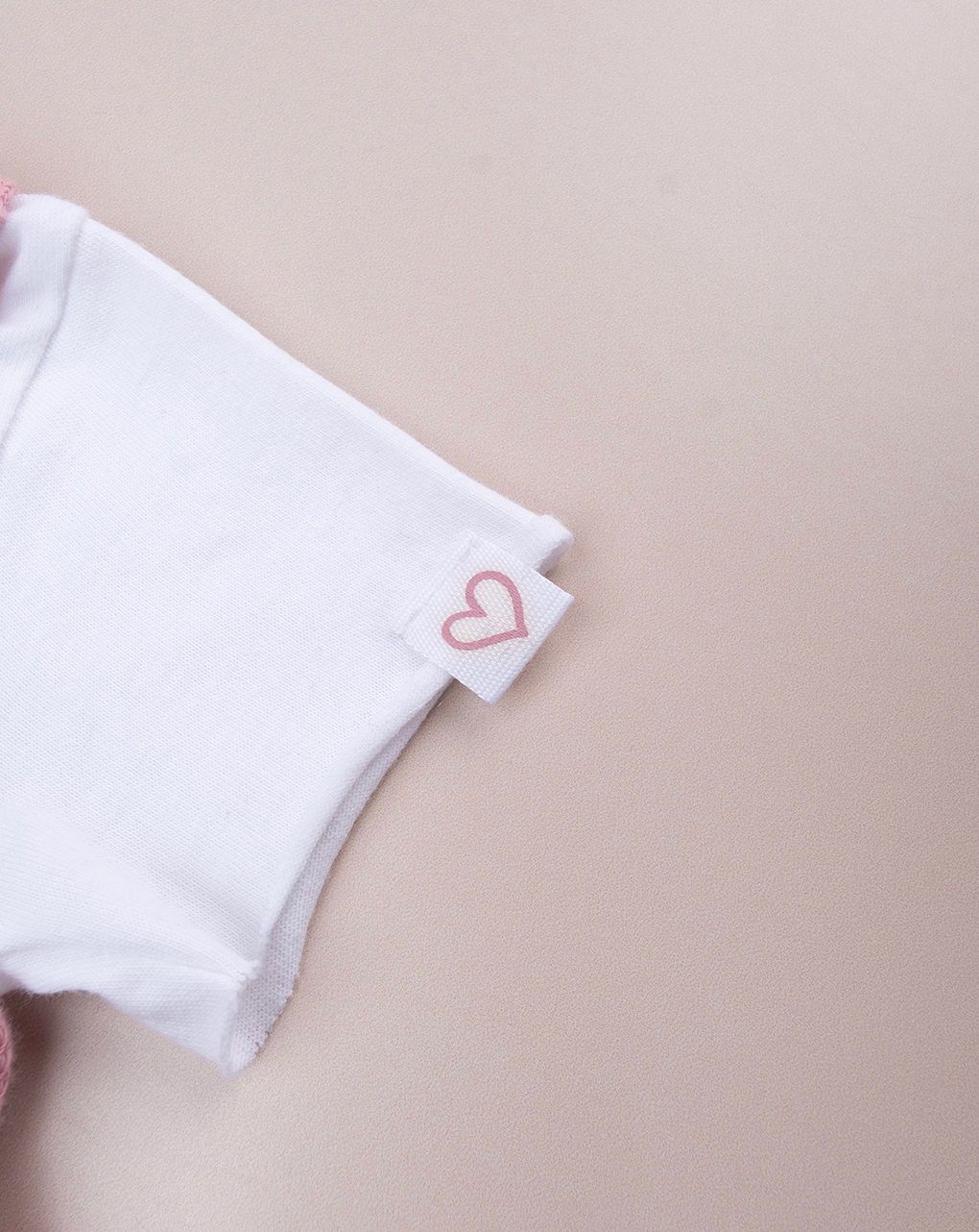 Completo premium bimba t-shirt e salopette lunga rosa