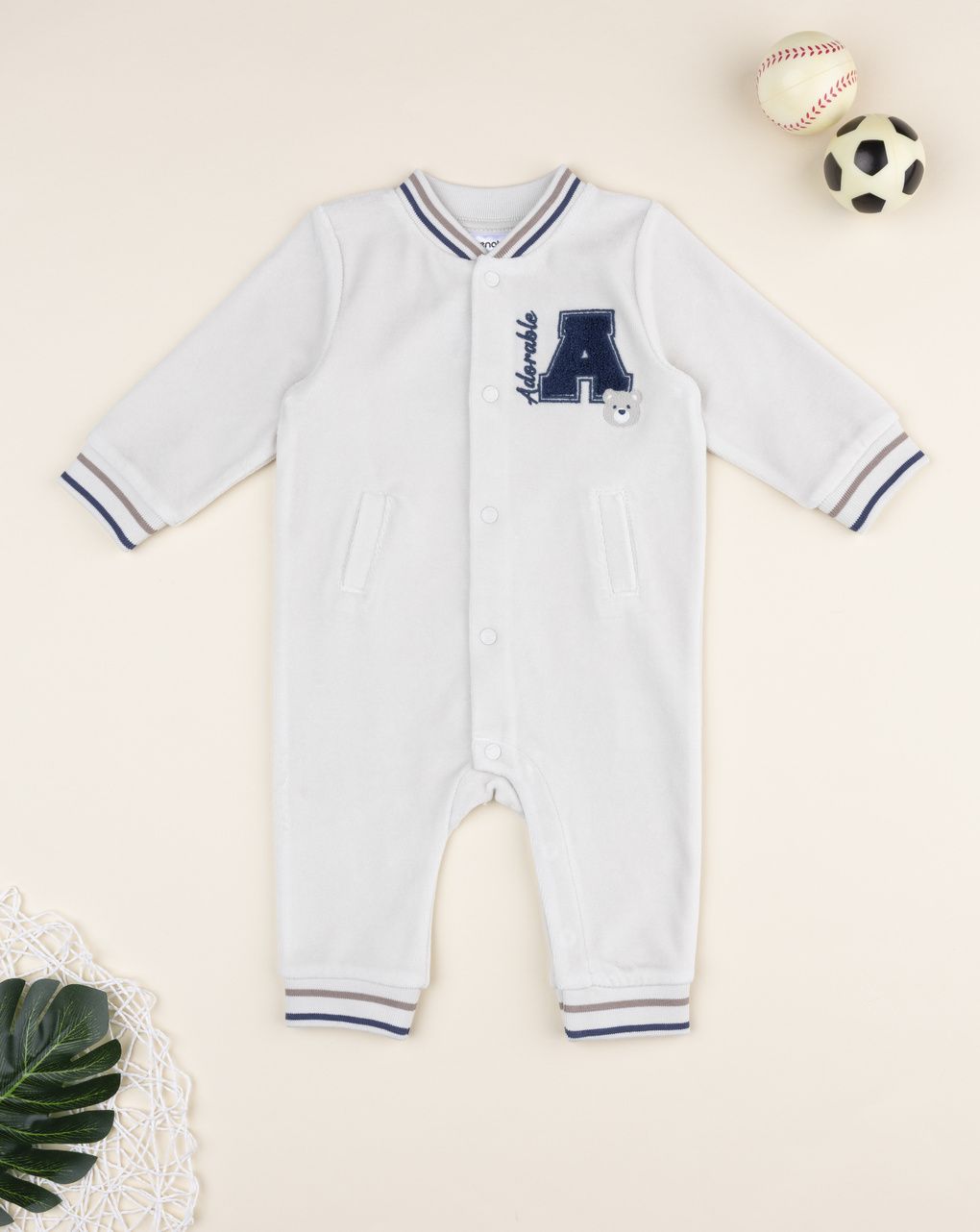 Tutina bimbo beige "adorable"