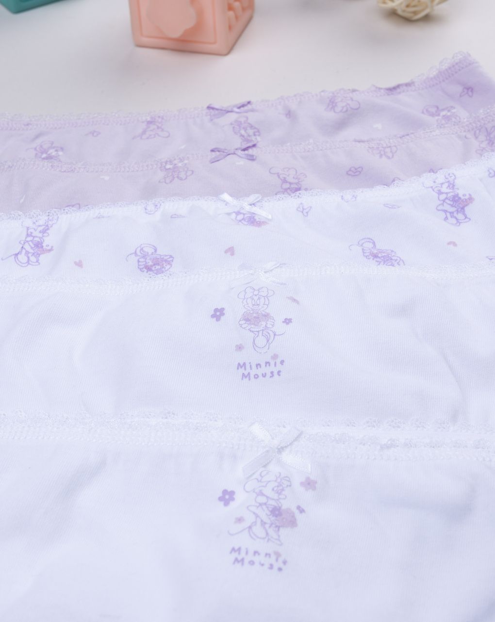 Pack 5 slip bambina minnie
