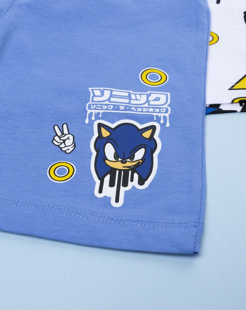 Completo corto bambino sonic