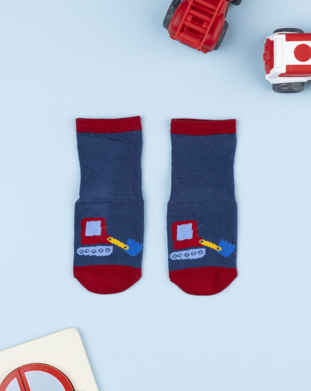 Antiscivolo bimbo blu mezzi