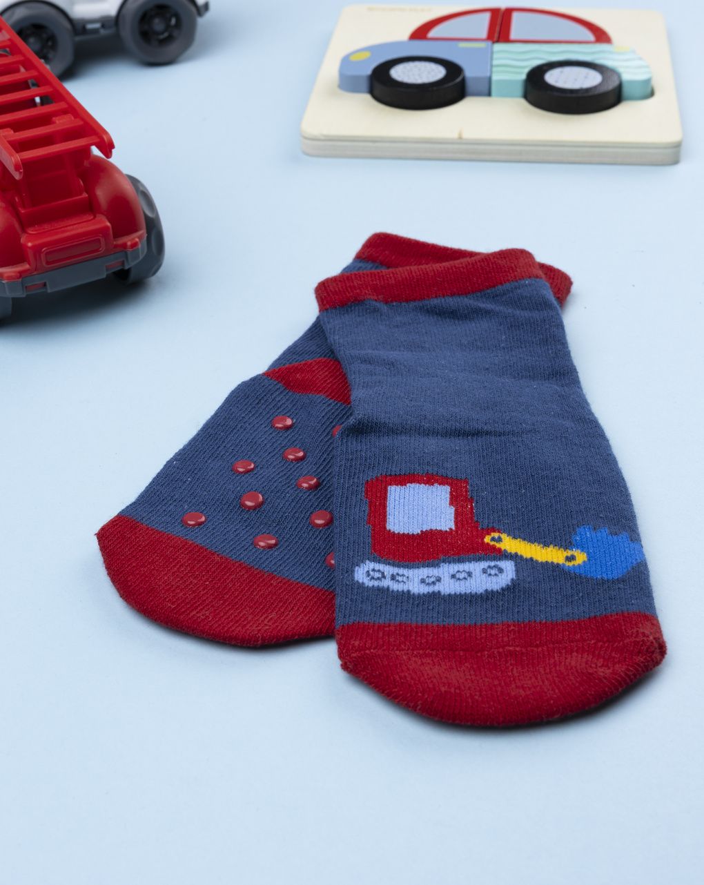 Antiscivolo bimbo blu mezzi