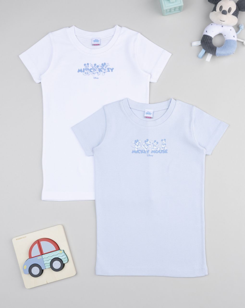 Pack 2 t-shirt bimbo mickey disney