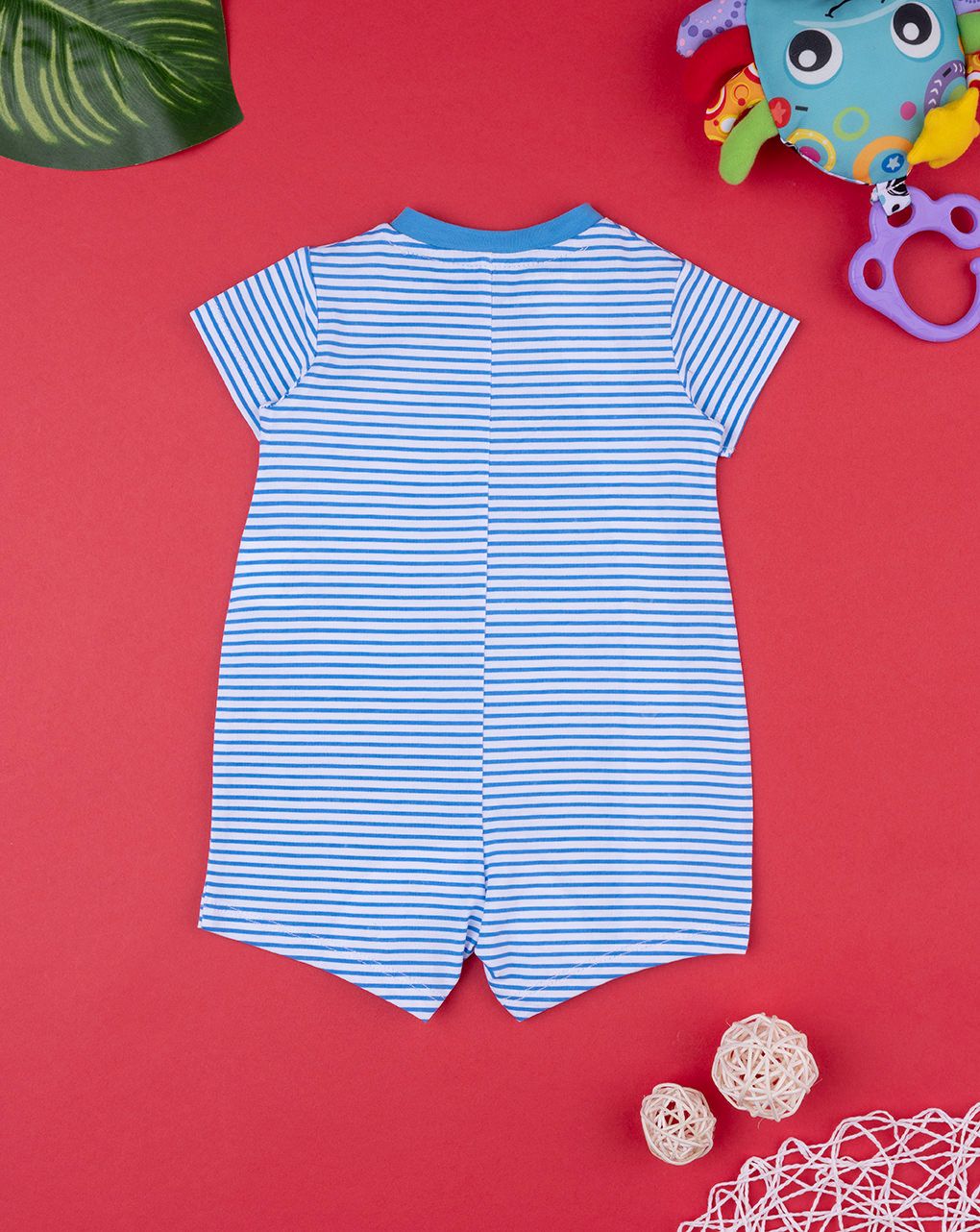 Tutina corta neonato "hippo"