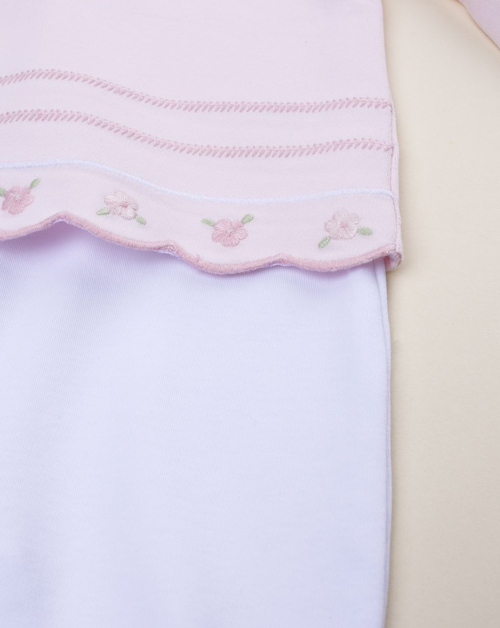 Tutina bimba bicolor rosa/bianco