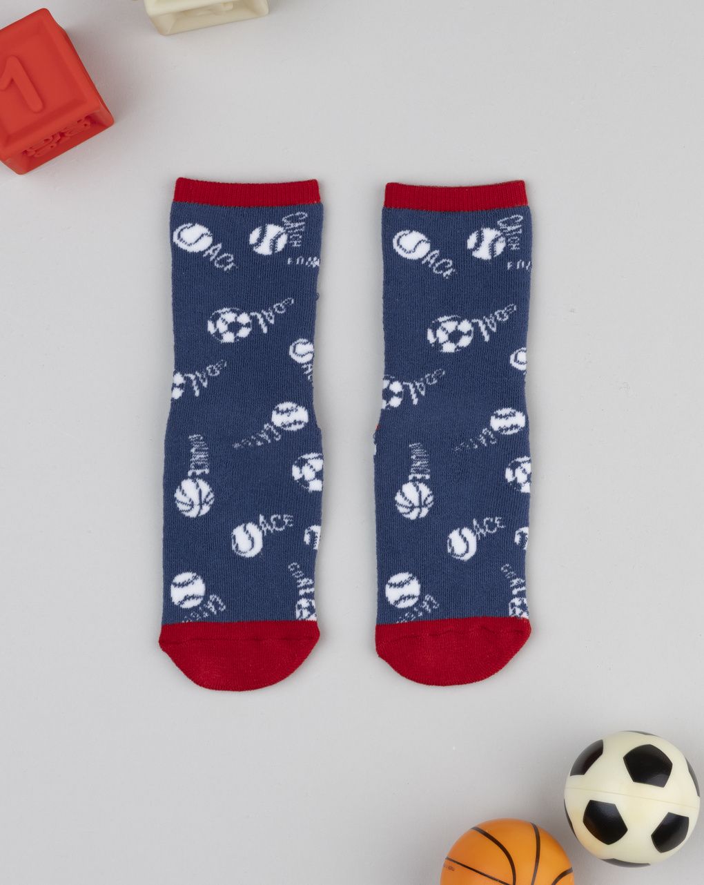 Antiscivolo bimbo blu sport