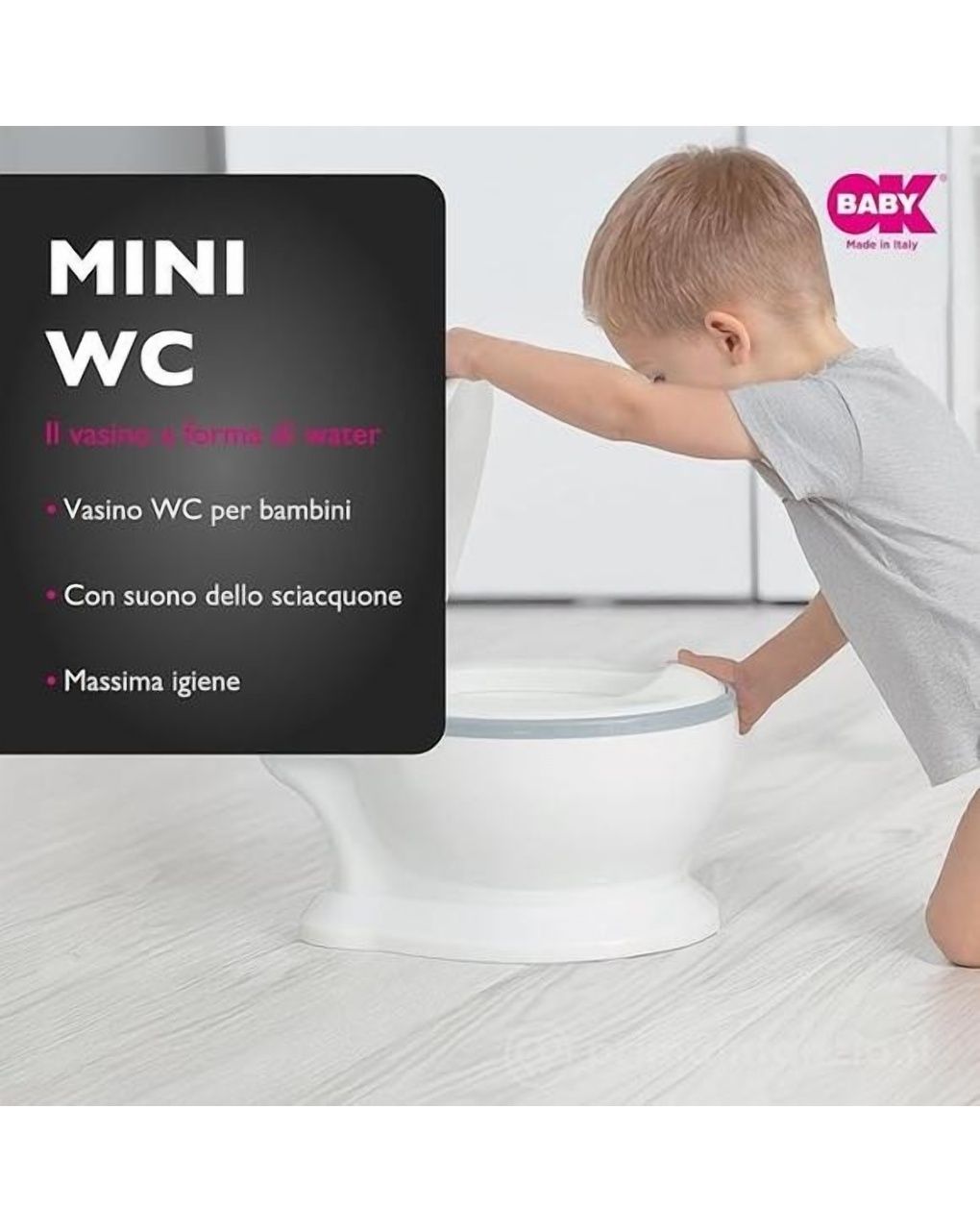 Mini wc vasino bianco - okbaby
