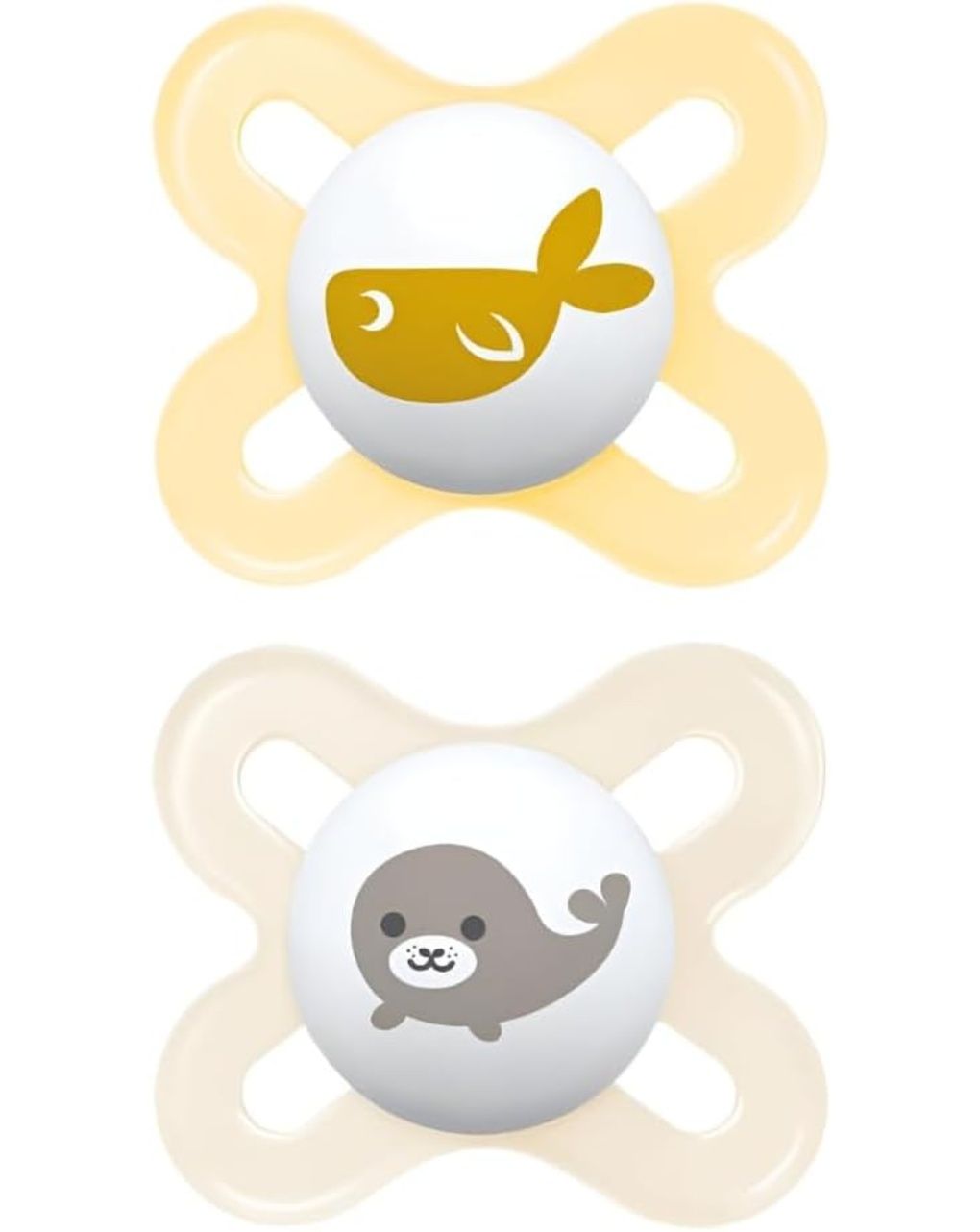 Ciuccio original start per neonato in set da 2 - 0-2 mesi - neutro - mam