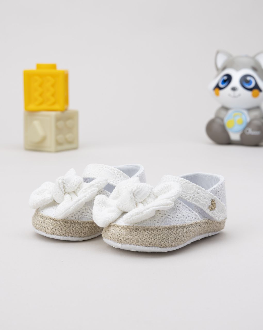 Scarpa neonata sangallo bianco