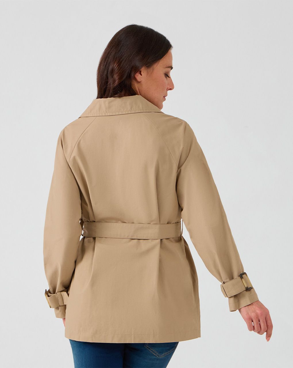 Trench premaman con fusciacca