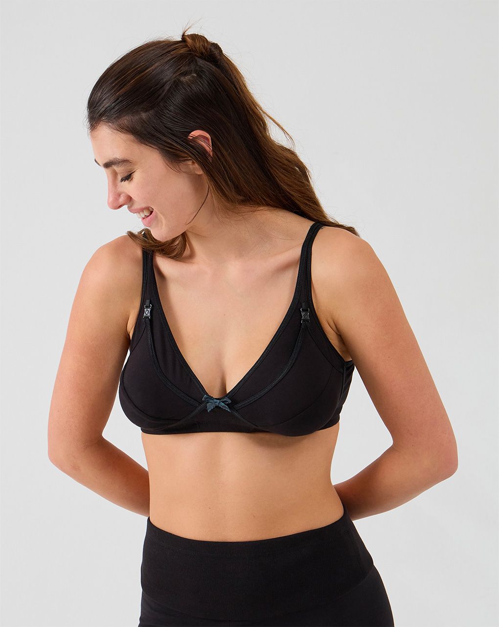 Reggiseno allattamento in jersey di cotone - coppa d