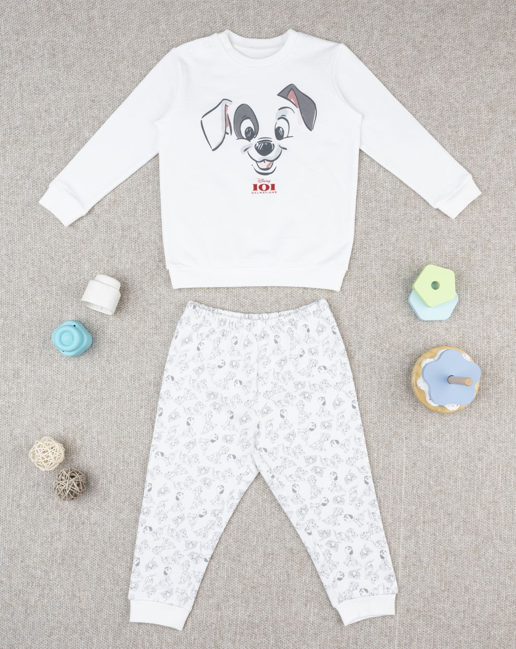 Pigiama felpato bimbo carica 101