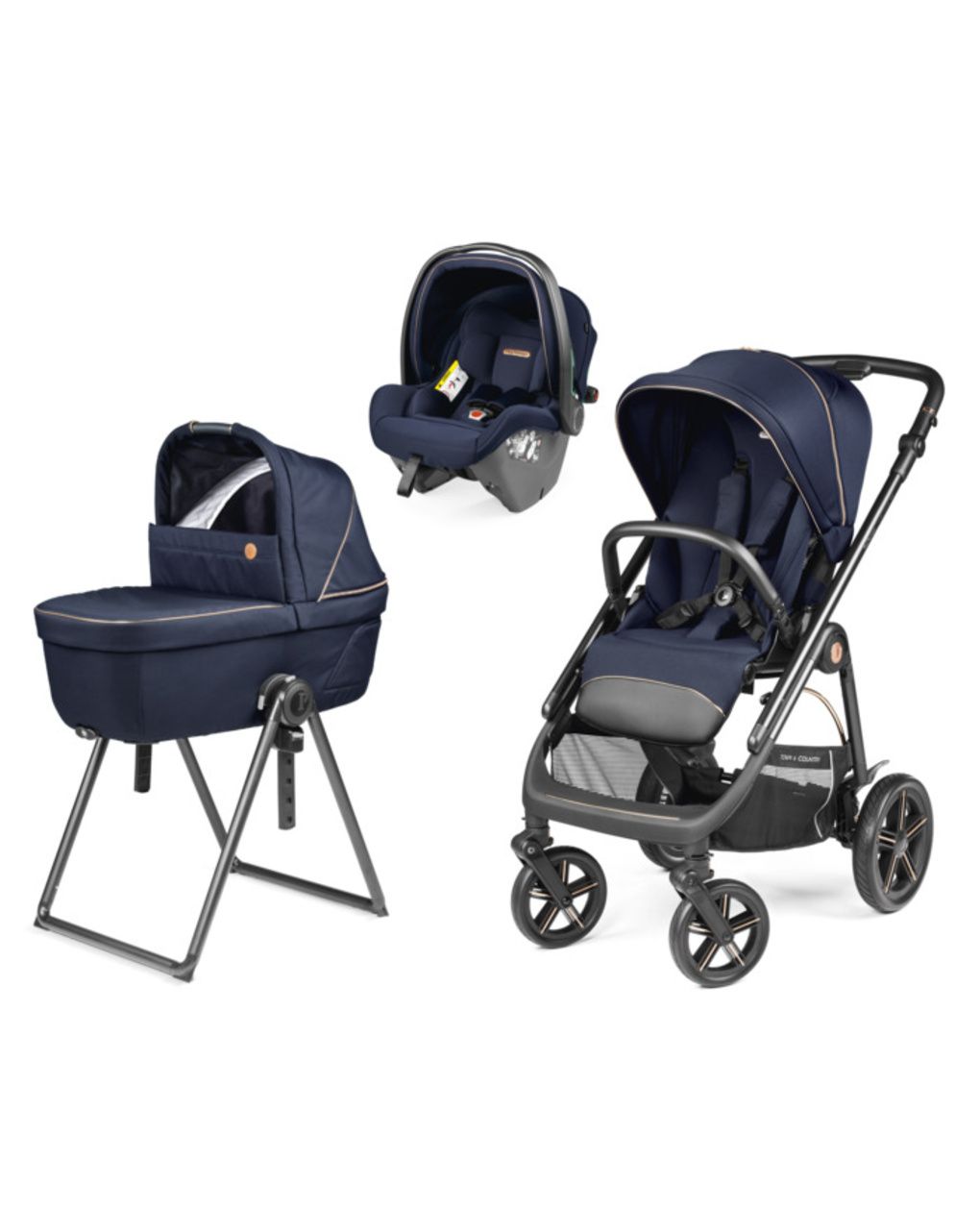 Trio veloce tc belvedere slk - blue shine - peg perego