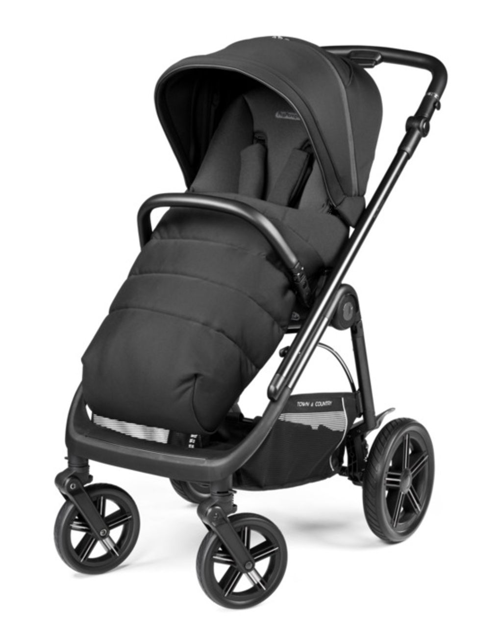 Trio veloce tc belvedere lounge - true black - peg perego