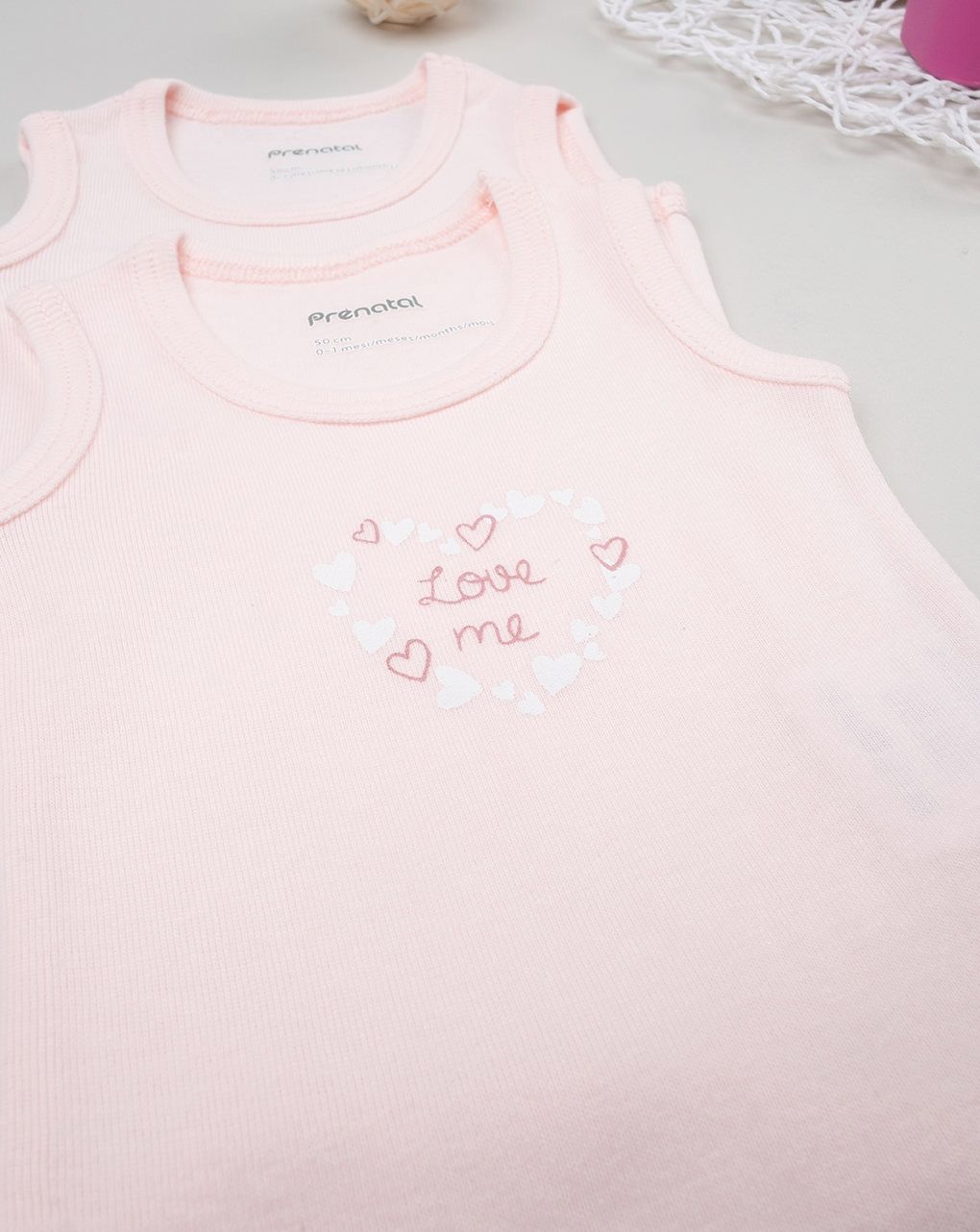 Pack x5 body spalla larga bimba