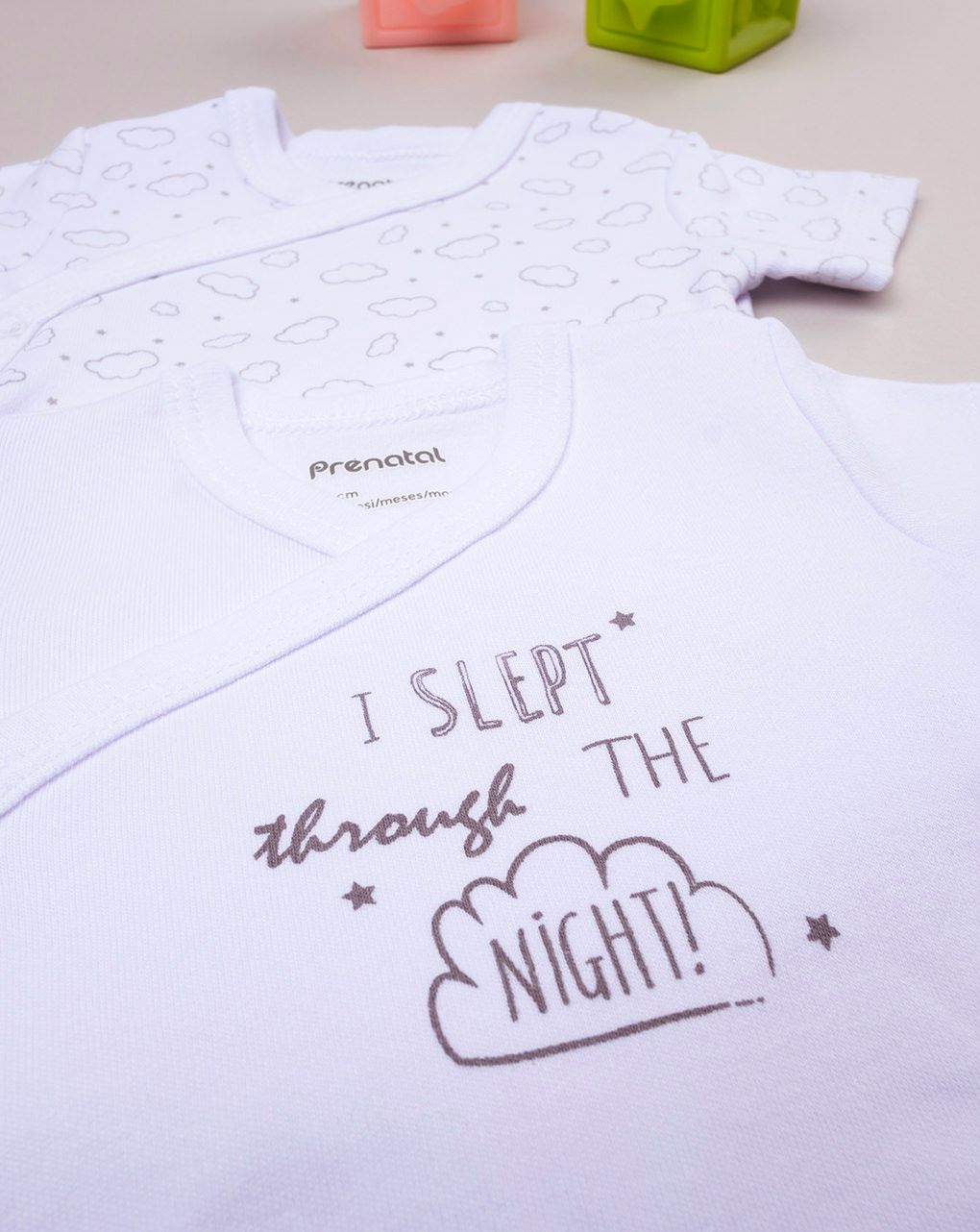 Pack 2 pezzi body con stampa